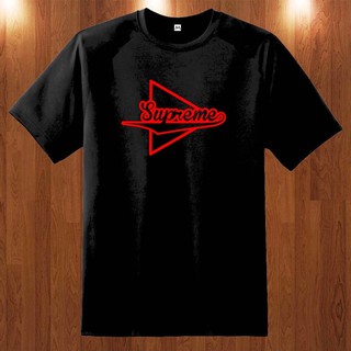 เสื้อยืด ลายโลโก้ SUPREME สีแดง