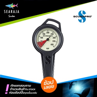 เกจวัดอากาศ Scubapro Pressure Metal Gauge complete with Hose &amp; Boot, Metric