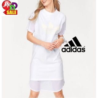 Adidas - ใหม่ ชุดเดรสยาว (Womens Dress) ADIDAS CLRDO TEE DRESS CE4133