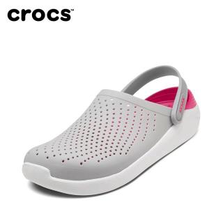 แท้100%Crocs LiteRideClogรองเท้าแฟชั่นผู้หญิง รองเท้าลำลองรองเท้าชายหาด