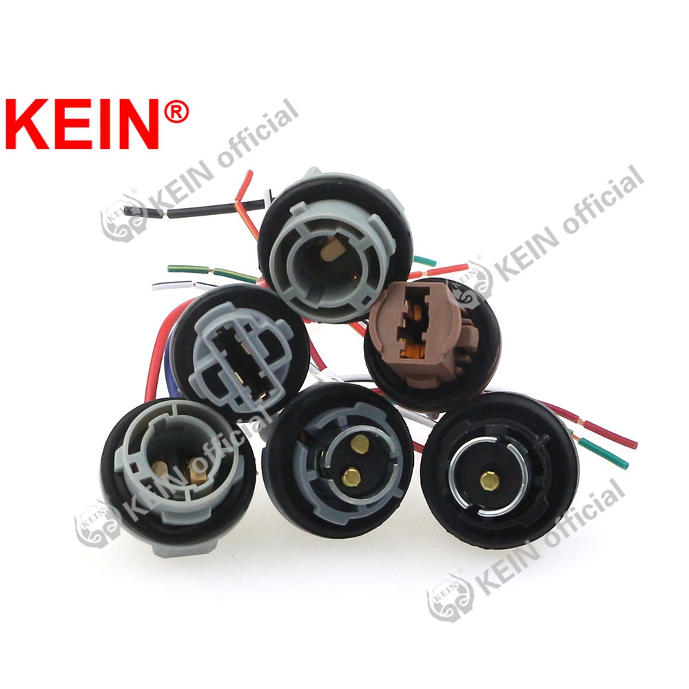 Kein ซ็อกเก็ต T10 1156 1157 อะแดปเตอร์ซ็อกเก็ตหลอดไฟ Led T10 T20 1156 1157 B9S 1 ชิ้น