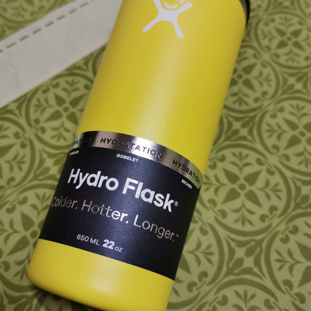 hydro flask 22oz tumbler สีเหลือง