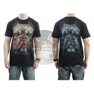 เสื้อลายสุนัขหน้า American pitbull โครตเถื่อน