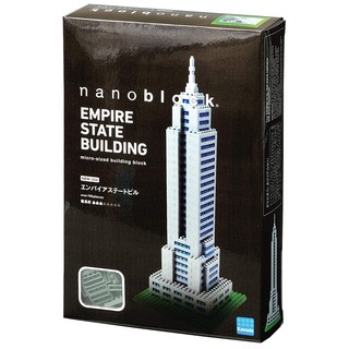 ของแท้จากญี่ปุ่น🧡 (หายาก) Kawada NBM_004 Nanoblock Empire State Building ตัวต่อนาโนบล็อคตึกเอ็มไพร์สเตต