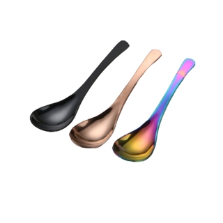 โปรโมชั่น : FLASH DEAL⚡️พร้อมส่ง ช้อนสแตนเลส หลากหลายสีเกรด304 ช้อนกิมจิ ช้อนกลาง ช้อนรับประทานอาหาร