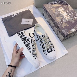 Dior! รองเท้าผ้าใบ สวมใส่สบาย สําหรับผู้หญิง พร้อมส่ง