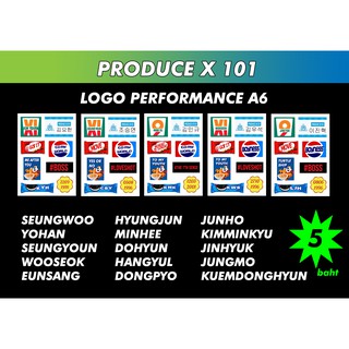 สติกเกอร์เกาหลี PRODUCE X 101 BAE173 DRIPPIN WOODZ VICTON WEI MIRAE CRAVITY X1