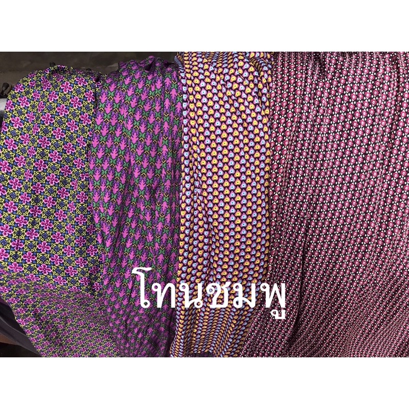 กางเกงคนแก่ เอวยางยืด ลายดอก ไซส์ใหญ่ จัมโบ้ 50 นิ้ว Big size - รูปที่ 2