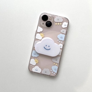 [Pre-order แค่เคส] skyfolio — Cloud Waggle Phone Case (Gel Hard) เคสโทรศัพท์ เคสไอโฟน