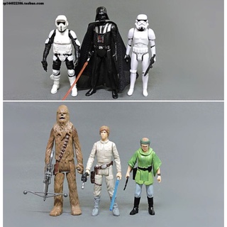 โมเดล Star Wars ชุด 6 ตัวสตาร์วอร์ ความสูง8-11  cm