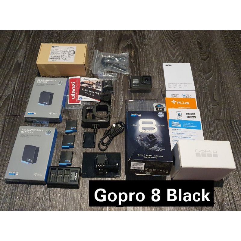 Gopro 8 Black อุปกรณ์ครบชุด (มือสอง)