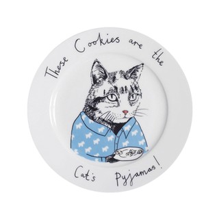 จาน THESE COOKIES ARE THE CATS PYJAMAS BY JIMBOBART