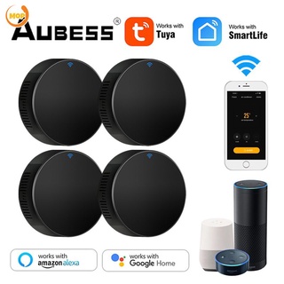 AUBESS WIFI IR รีโมทคอนโทรลสมาร์ท Universal อินฟราเรด Tuya สำหรับ Smart Home Control สำหรับ TV DVD AUD AC ทำงานร่วมกับ Alexa Google Home [MOP]