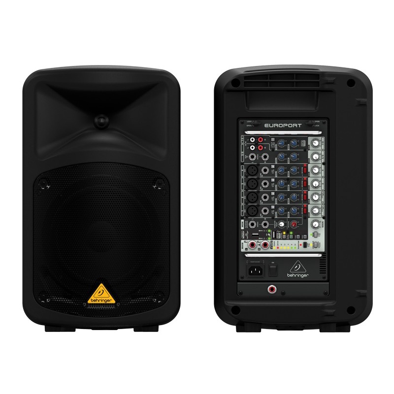 BEHRINGER EPS 500MP3 ชุดเครื่องเสียงเคลื่อนที่ 8 นิ้ว 500 วัตต์ เพาเวอร์มิกเซอร์ 8 ชาแนล