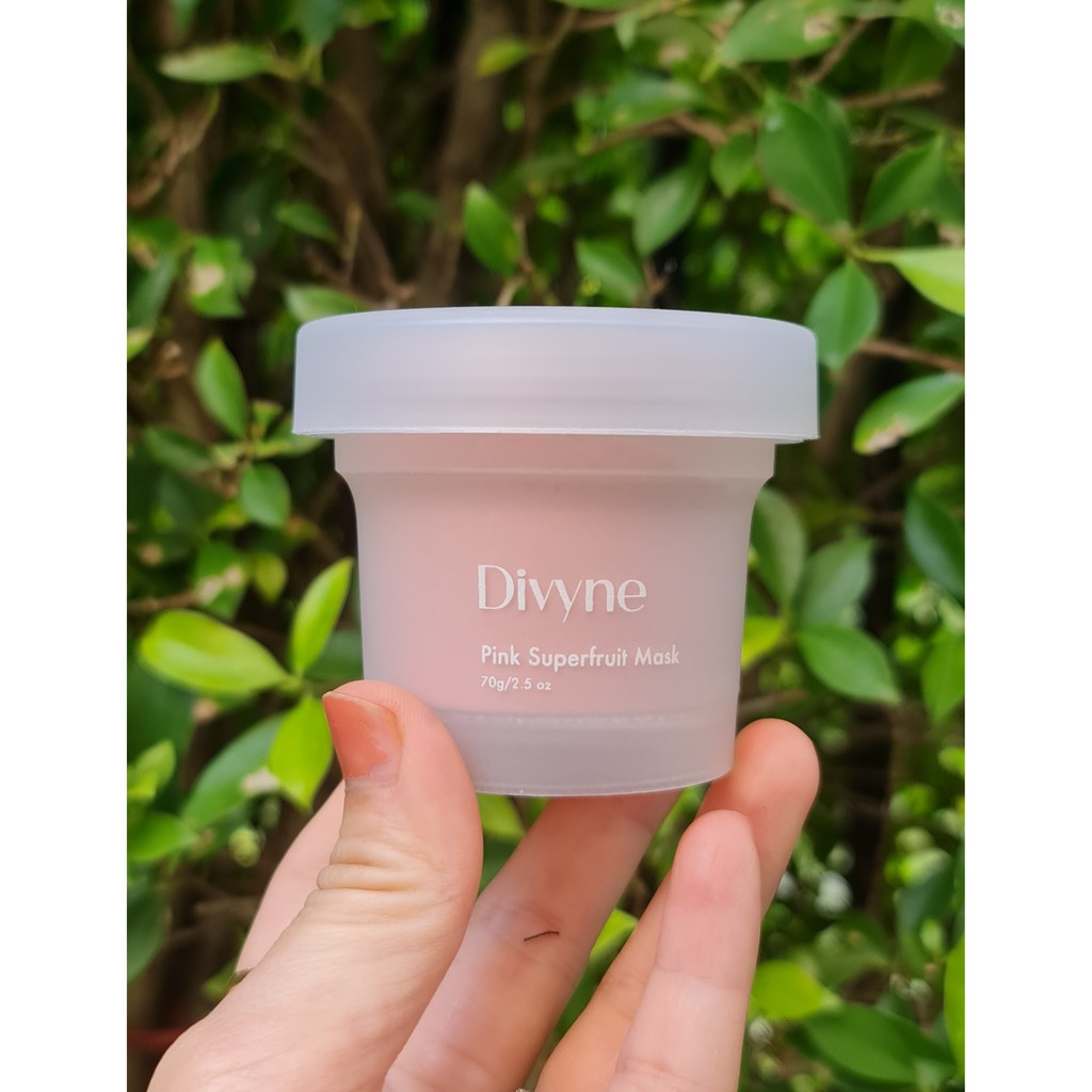🔥🔥 ส่งต่อ Divyne Pink Superfruit Mask 70g. พร้อมแปรง (No box)