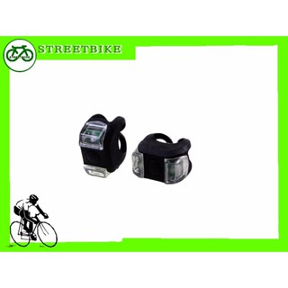 ไฟจักรยาน Bicycle Safety Lamp Bike Set of 2 HL-009