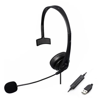 Usb Call Center หูฟังพร้อมไมโครโฟนเสียงรบกวนสําหรับ Pc โทรศัพท์มือถือ