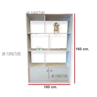 ชั้นวางของ ฉากกั้นห้อง ชั้นโชว์ขนาด 120×30×160cm