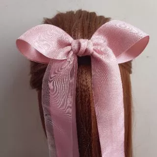 โบว์ติดผม สวยเรียบ น่ารัก ทรงสวย สุภาพ