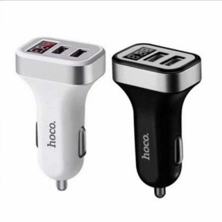 SY Hoco Z3 Car Charger LCD 2USB หัวชาร์จโทรศัพท์ในรถ