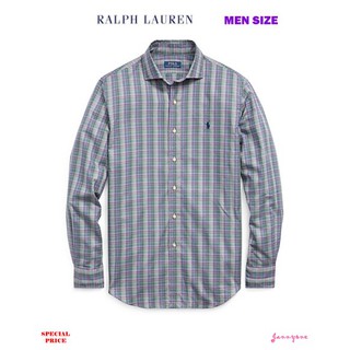 RALPH LAUREN SLIM FIT COTTON TWILL SHIRT (MEN SIZE)