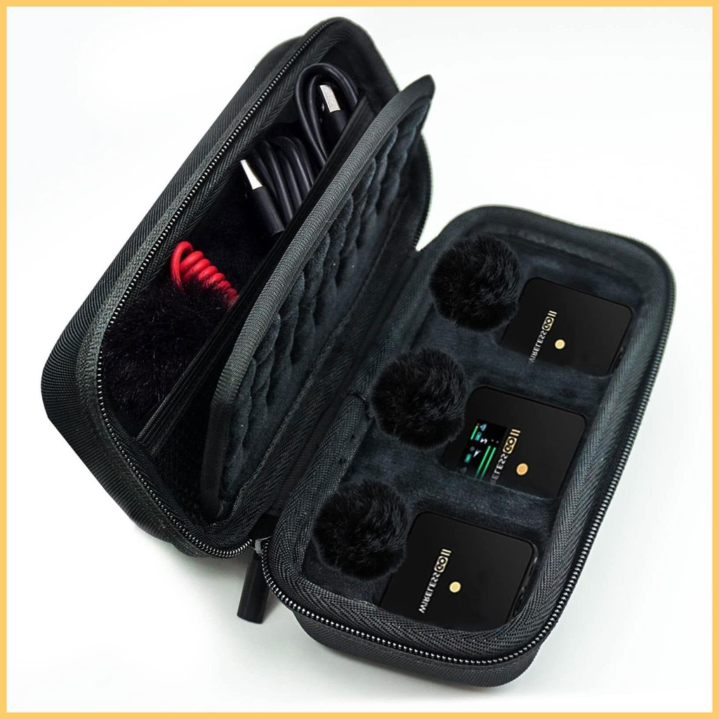 กระเป๋าเคสแข็ง แบบเปลี่ยน สําหรับไมโครโฟนไร้สาย Rode Wireless GO II GO 2 Compact