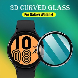 ฟิล์มกระจกนิรภัยกันรอยหน้าจอ 3D HD แบบโค้ง สําหรับ Samsung Galaxy Watch 4 40 มม. 44 มม. Watch4