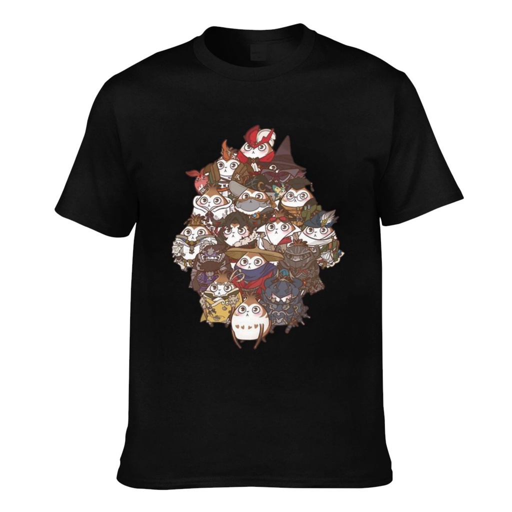 Ffxiv All Classes Parissa Brats เสื้อยืดผ้าฝ้ายผู้ชาย