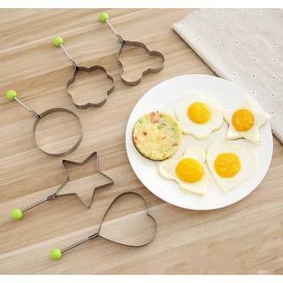 Fried egg mold 5 shapes พิมพ์ทอดไข่ 5 รูปทรง