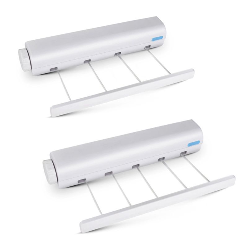SUIT Outdoor Wall Mounted Clothes Dryer Line Drying Rope Hanger 4 5Line Dryer Rope