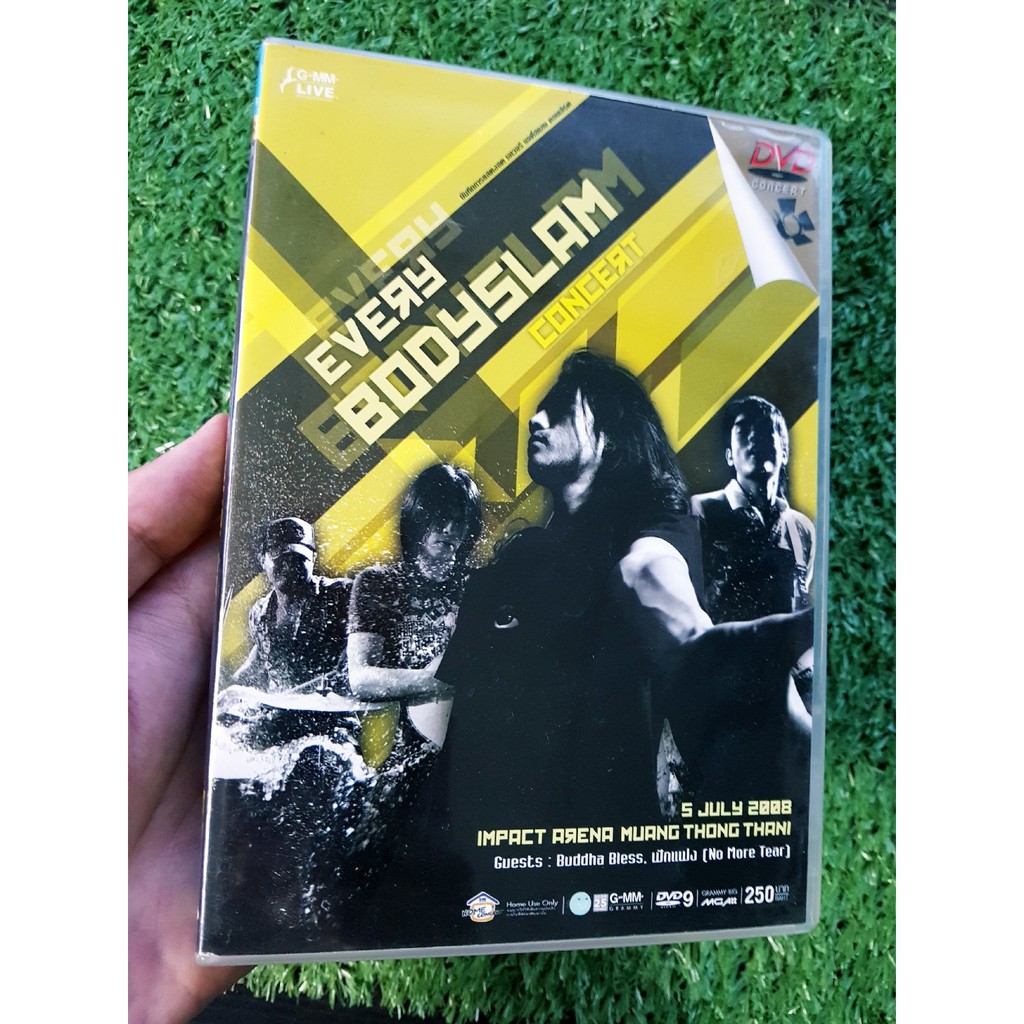 DVD คอนเสิร์ต EVERY BODYSLAM CONCERT บอดี้สแลม แขกรับเชิญ Buddha Bless , No More Tear