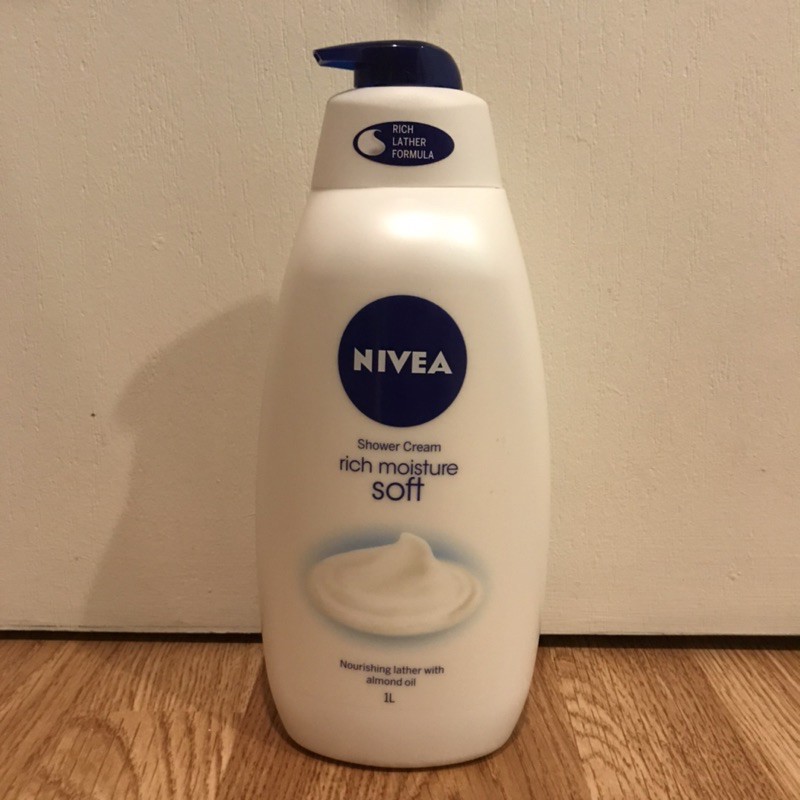 Nivea shower cream rich moisture soft 1000ml Shopee Thailand