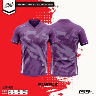 Victory เสื้อกีฬาคอวีแขนสั้น ใหม่ล่าสุด รุ่น L-042