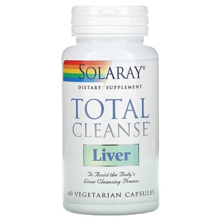 บำรุงและ Detox ล้างสารพิษตับ Total Cleanse Liver 60 Vegetarian Capsules, Solaray