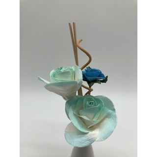 Saa paper flower with reed for oil diffuser ดอกกุหลาบกระดาษสาพร้อมก้าน สำหรับน้ำมันหอมระเหย