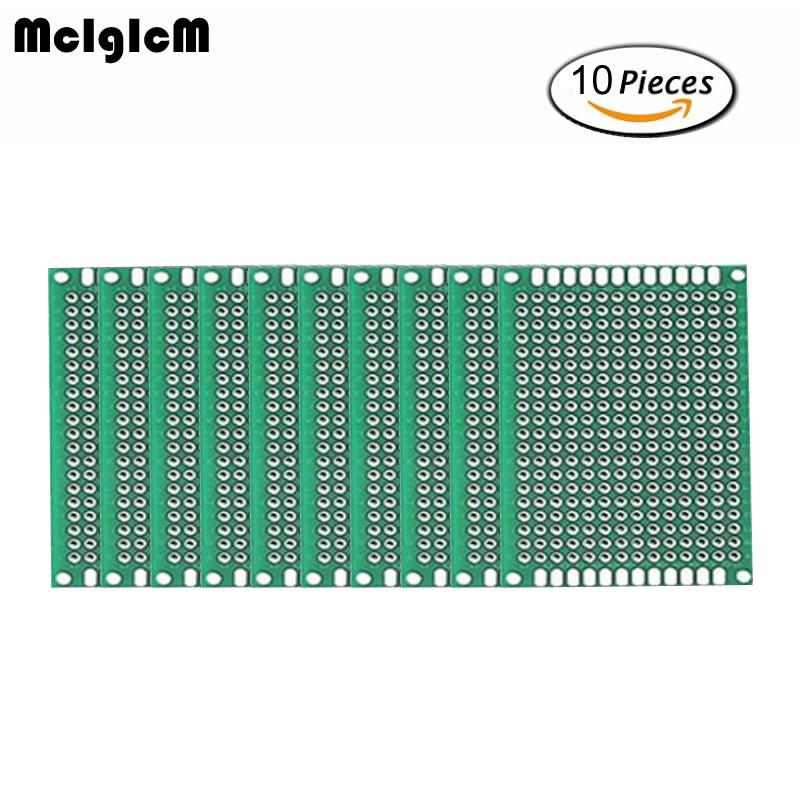 10pcs PCB แบบคู่ด้าน PCB PCB แผงวงจรพิมพ์ 4x6 ซม