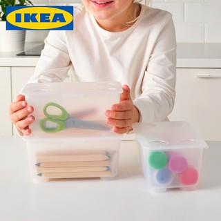 GLIS กล่องพร้อมฝาปิด 17x10 ซม. IKEA อีเกีย