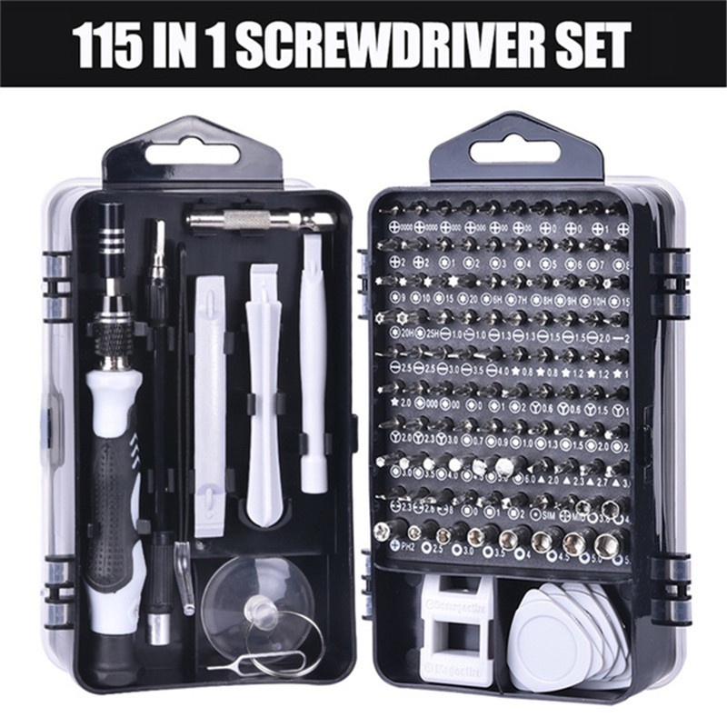 115 in 1 Screwdriver Set Mini Precision Screwdriver Multi Computer PC Mobile Phone Device Repair INS
