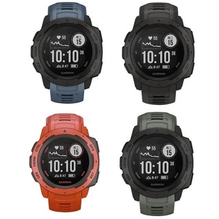 Soft Silicone สายนาฬิกา Garmin Instinct / สาย Garmin Instinct 2 / Instinct Tactical / Solar / Esports Replacement Strap Band 2 Wristband
