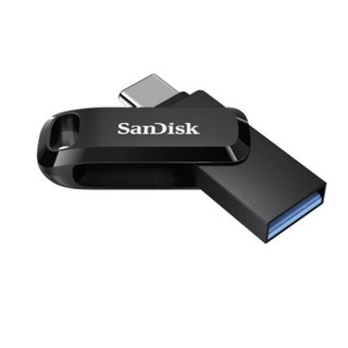 พร้อมส่ง💥แฟลชไดร์ฟ SanDisk Ultra Dual Drive Go USB TypeC (SDDDC3-128G-G46) Black รับประกัน Synnex 5ปี