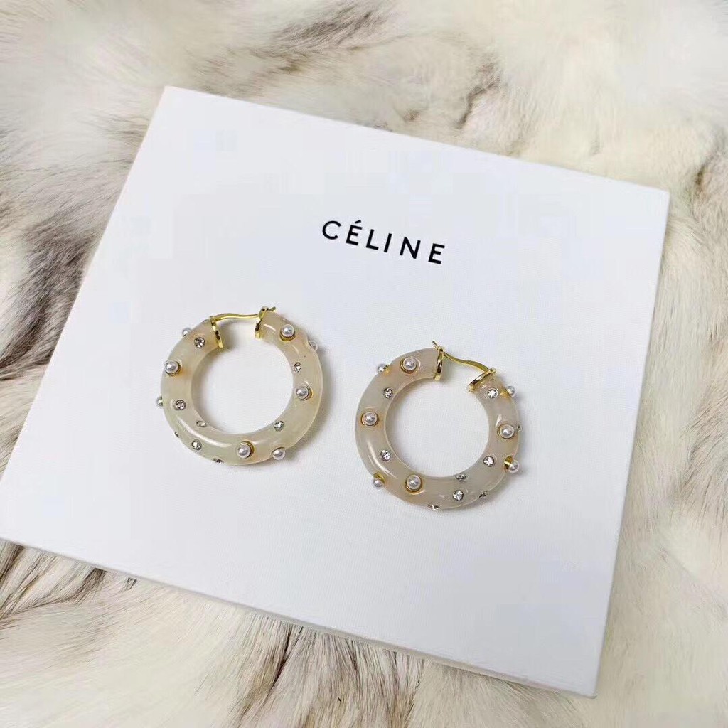 HOT New summer c * eline geometric Earrings 2021 new pattern Purchasing  agent Hot sale trend | Shopee Thailand