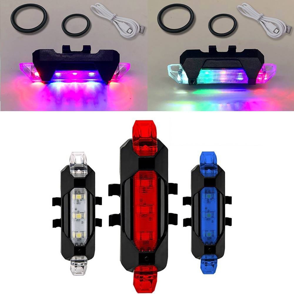 ไฟท้ายจักรยาน USB Bicycle LED Light BS216