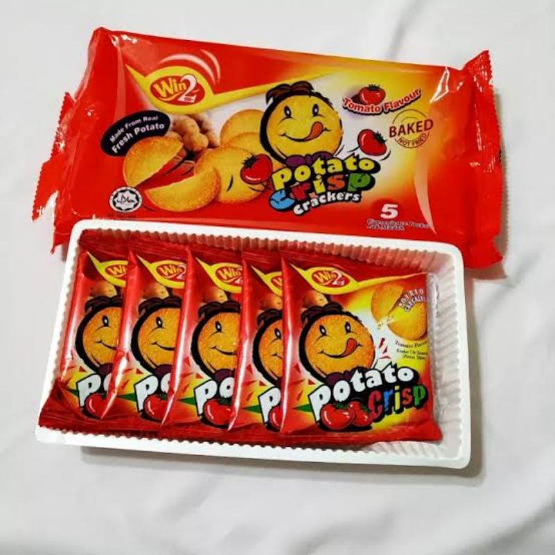 win2 Potato Crisp Crackers วินทู มันฝรั่งบางกรอบ🥔100g