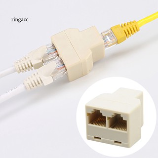 อะแดปเตอร์แยกเครือข่ายอีเธอร์เน็ต Cat6 5 5e RJ45 1 ถึง 2 ทาง