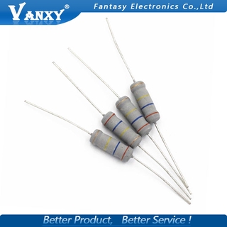 10pcs  5W Metal film resistor 1%  5W 5% Carbon Film resistor 1R ~ 27R 1R 1.5R 2.2R 2.7R 3.3R 3.9R 4.7R 5.1R 6.2R 6.8R 7.5R 8.2R 10R 12R 15R 18R 20R 22R 24R 27R  ohm