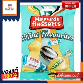 Maynards Bassetts Mint Favourites 192g เมย์นาร์ดส์ บาสเซตต์ มินต์ เฟเวอริต 192กรัม