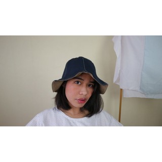 Tulip​ bucket​ หมวกทิวลิปใส่ได้2ด้าน