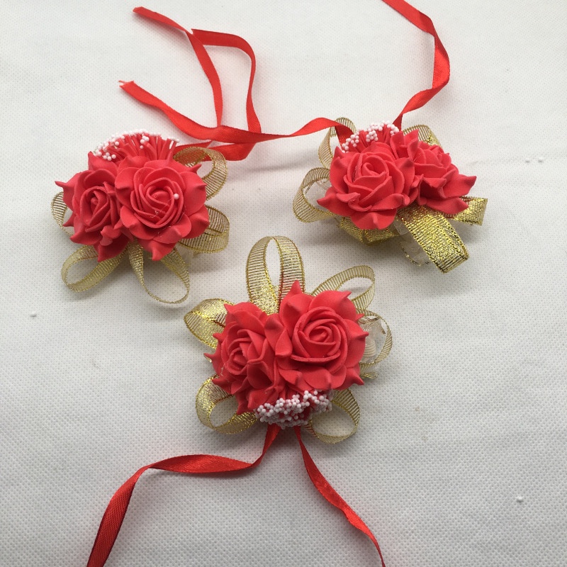 สร้อยข้อมือโฟม รูปดอกกุหลาบ สําหรับเพื่อนเจ้าสาว เพื่อนเจ้าสาว - รูปที่ 3