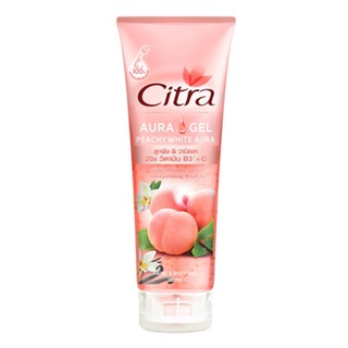 สุดยอด!✅ CITRA ซิตร้า เจลบำรุงผิว พีชชี่ ไวท์ ออร่า 180 มล. 🚚พร้อมส่ง!! 💨