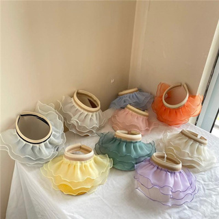 หมวกคลุมผมสีแคนดี้สไตล์เกาหลีสําหรับเด็กผู้หญิง